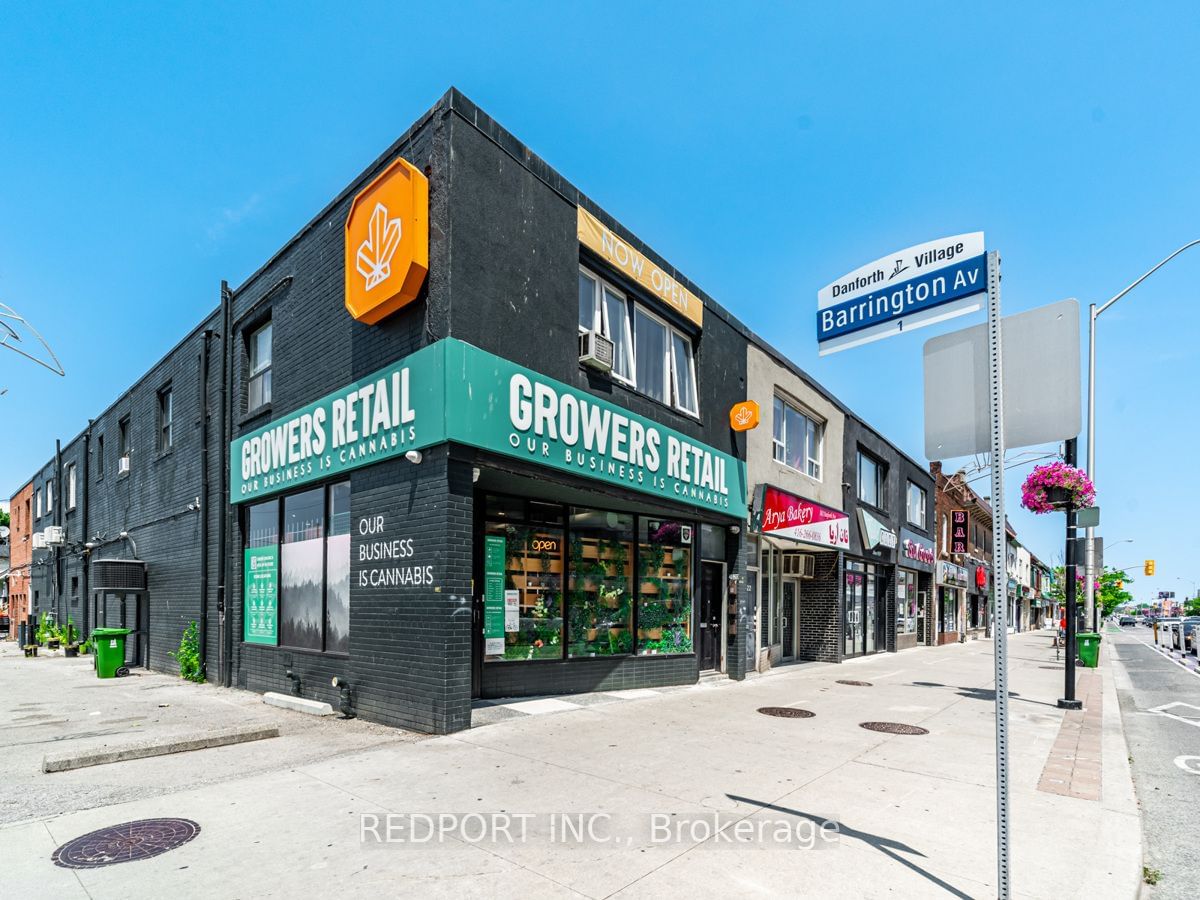 Store with Apartment/Office in East End-Danforth