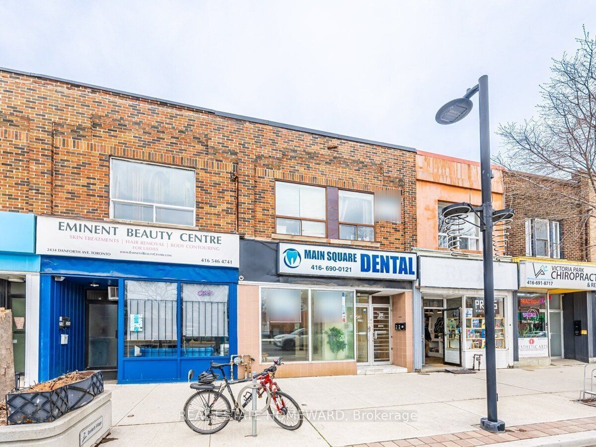 Store with Apartment/Office in East End-Danforth