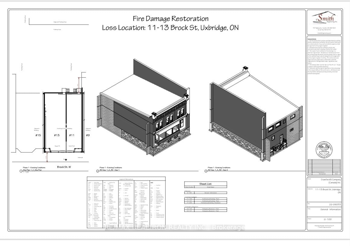 Store with Apartment/Office in Uxbridge