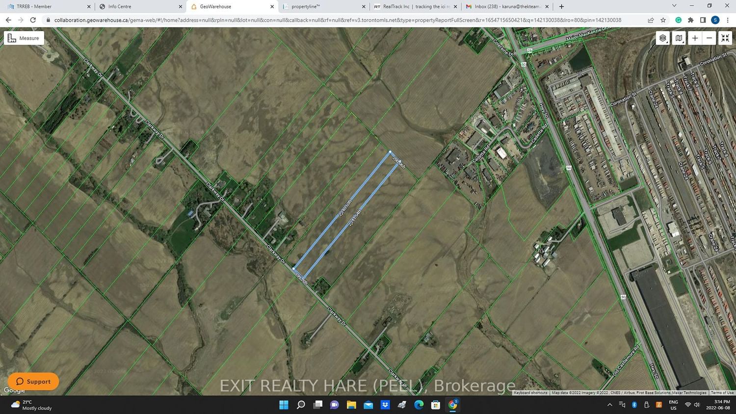 Land in Toronto Gore Rural Estate