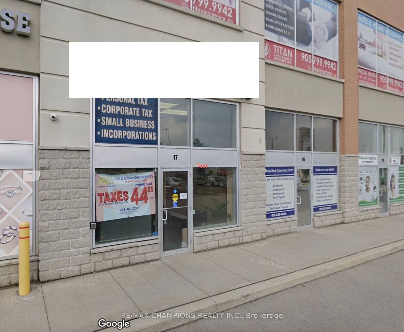 Commercial/Retail in Airport Road/ Highway 7 Business Centre
